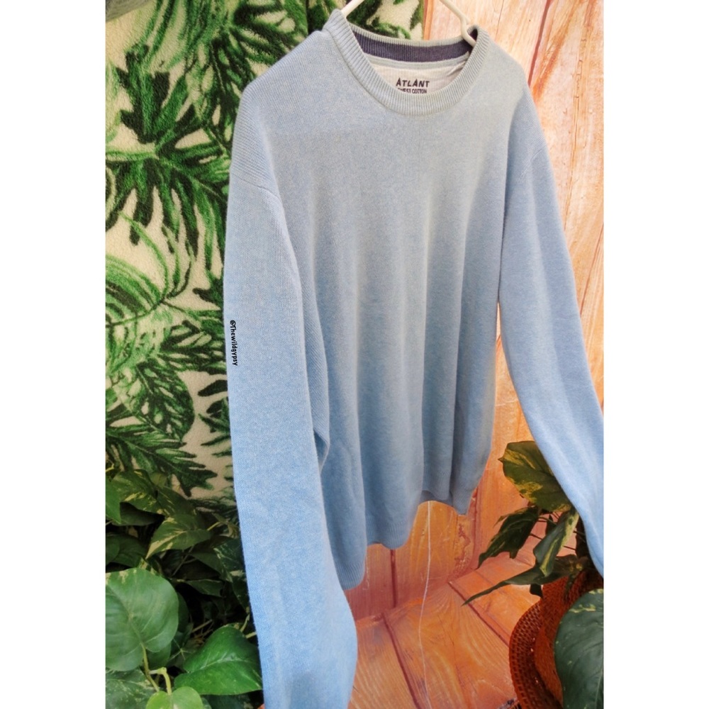 Cozy spring blue oversized boyfriend sweater π¨οΈ - Picture 2 of 6